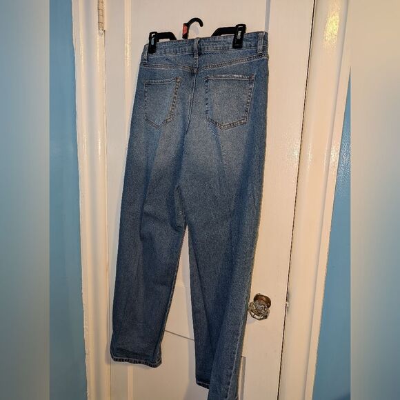 Wild Fable Mom Jeans Straight Leg Pre-Owned - Picture 3 of 12